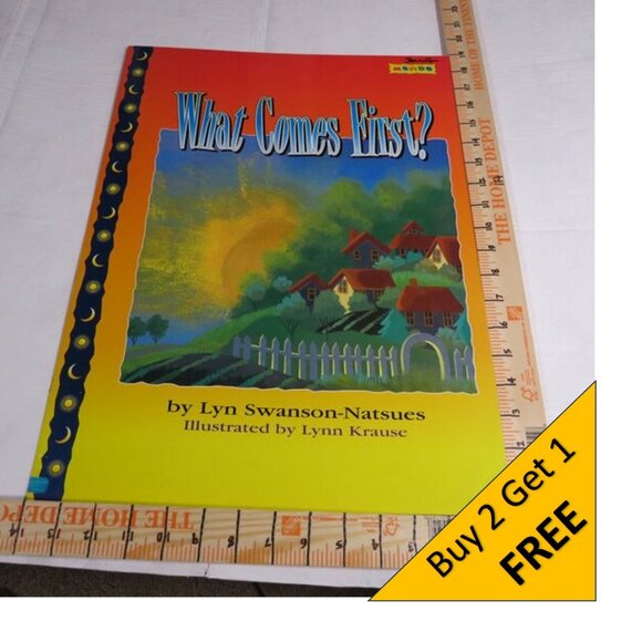 What Comes First?  BIG BOOK (almost 2 feet tall) Classroom - Picture 1 of 7